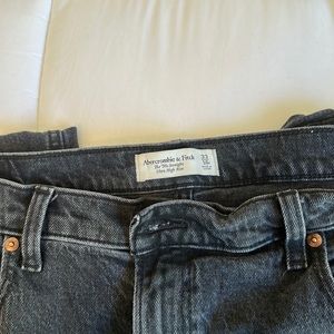 A&F ripped black jeans